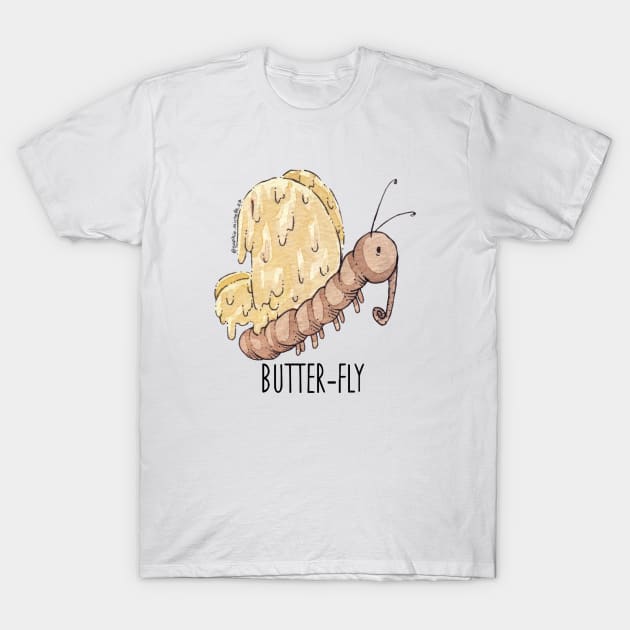 BUTTER-FLY T-Shirt by sophiamichelle